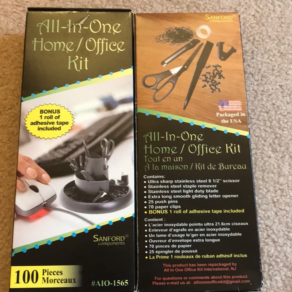 🎁 3/$15 - All-in-One Home/Office Kit, New
